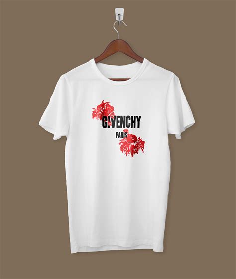 givenchy paris rose tee|givenchy t shirt price in south africa.